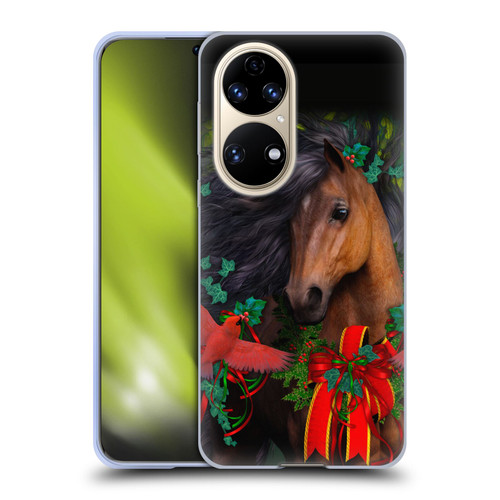 Laurie Prindle Western Stallion A Morgan Christmas Soft Gel Case for Huawei P50