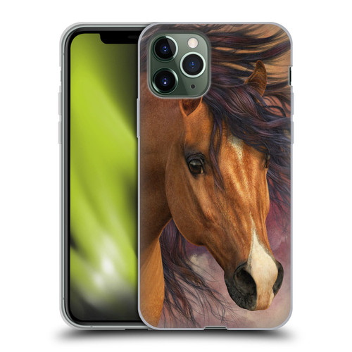 Laurie Prindle Western Stallion Flash Soft Gel Case for Apple iPhone 11 Pro