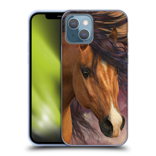 Laurie Prindle Western Stallion Flash Soft Gel Case for Apple iPhone 13