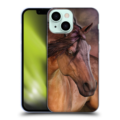 Laurie Prindle Western Stallion Belleze Fiero Soft Gel Case for Apple iPhone 13 Mini