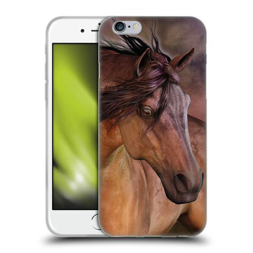 Laurie Prindle Western Stallion Belleze Fiero Soft Gel Case for Apple iPhone 6 / iPhone 6s