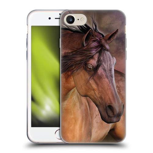 Laurie Prindle Western Stallion Belleze Fiero Soft Gel Case for Apple iPhone 7 / 8 / SE 2020 & 2022