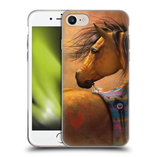 Laurie Prindle Western Stallion Kiowa Gold Soft Gel Case for Apple iPhone 7 / 8 / SE 2020 & 2022