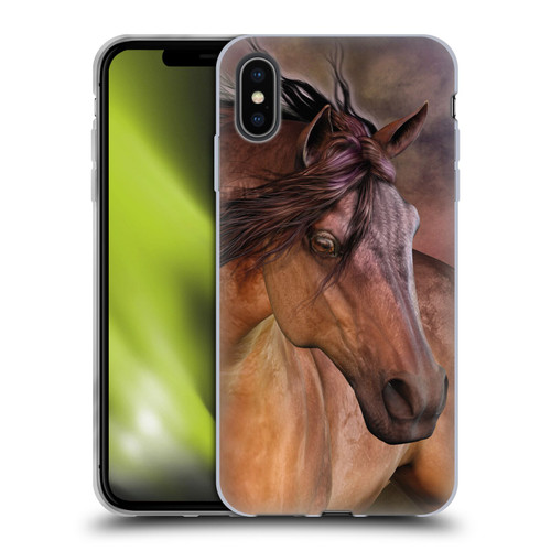 Laurie Prindle Western Stallion Belleze Fiero Soft Gel Case for Apple iPhone XS Max