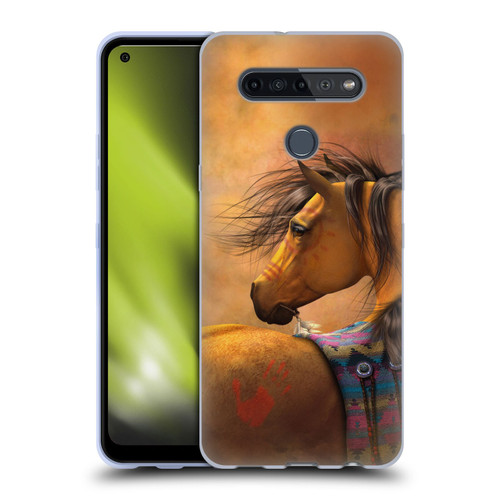 Laurie Prindle Western Stallion Kiowa Gold Soft Gel Case for LG K51S