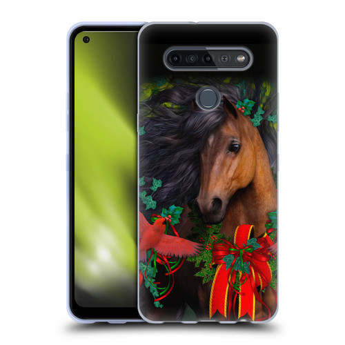 Laurie Prindle Western Stallion A Morgan Christmas Soft Gel Case for LG K51S