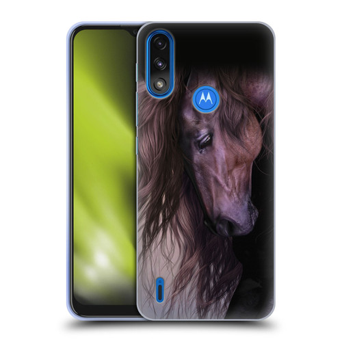 Laurie Prindle Western Stallion Equus Soft Gel Case for Motorola Moto E7 Power / Moto E7i Power