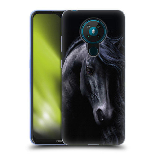 Laurie Prindle Western Stallion The Black Soft Gel Case for Nokia 5.3