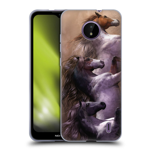 Laurie Prindle Western Stallion Run To Freedom Soft Gel Case for Nokia C10 / C20