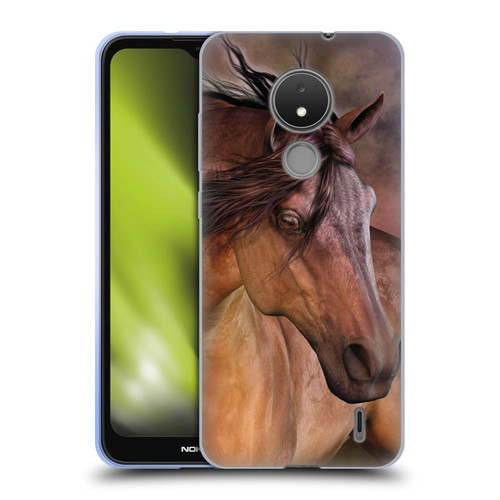 Laurie Prindle Western Stallion Belleze Fiero Soft Gel Case for Nokia C21
