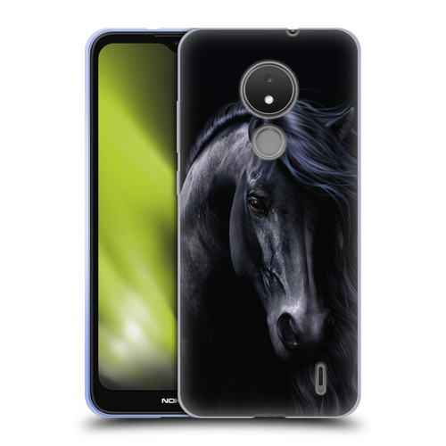 Laurie Prindle Western Stallion The Black Soft Gel Case for Nokia C21