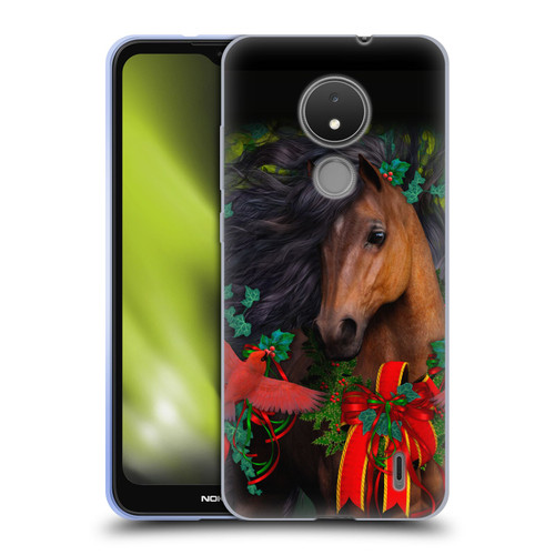 Laurie Prindle Western Stallion A Morgan Christmas Soft Gel Case for Nokia C21