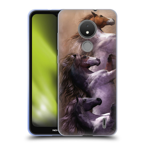 Laurie Prindle Western Stallion Run To Freedom Soft Gel Case for Nokia C21