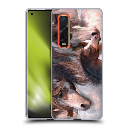 Laurie Prindle Western Stallion Generations Soft Gel Case for OPPO Find X2 Pro 5G