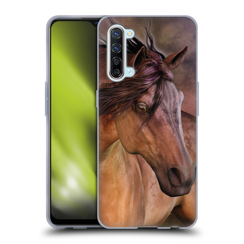 Laurie Prindle Western Stallion Belleze Fiero Soft Gel Case for OPPO Find X2 Lite 5G