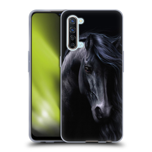 Laurie Prindle Western Stallion The Black Soft Gel Case for OPPO Find X2 Lite 5G