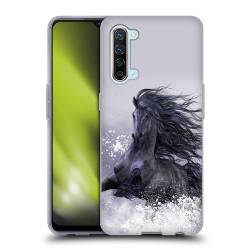 Laurie Prindle Western Stallion Winter Thunder Soft Gel Case for OPPO Find X2 Lite 5G