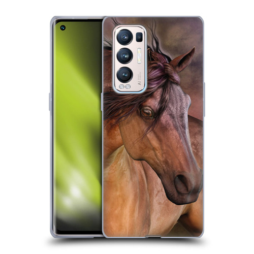 Laurie Prindle Western Stallion Belleze Fiero Soft Gel Case for OPPO Find X3 Neo / Reno5 Pro+ 5G