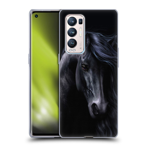 Laurie Prindle Western Stallion The Black Soft Gel Case for OPPO Find X3 Neo / Reno5 Pro+ 5G