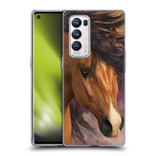 Laurie Prindle Western Stallion Flash Soft Gel Case for OPPO Find X3 Neo / Reno5 Pro+ 5G