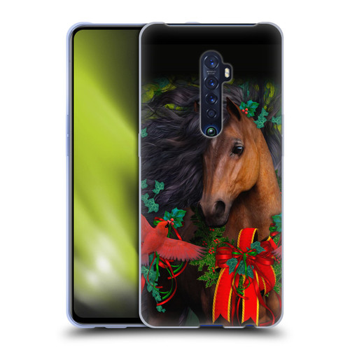 Laurie Prindle Western Stallion A Morgan Christmas Soft Gel Case for OPPO Reno 2