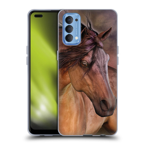 Laurie Prindle Western Stallion Belleze Fiero Soft Gel Case for OPPO Reno 4 5G