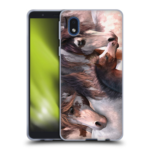 Laurie Prindle Western Stallion Generations Soft Gel Case for Samsung Galaxy A01 Core (2020)