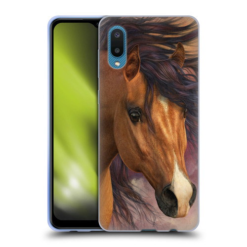 Laurie Prindle Western Stallion Flash Soft Gel Case for Samsung Galaxy A02/M02 (2021)