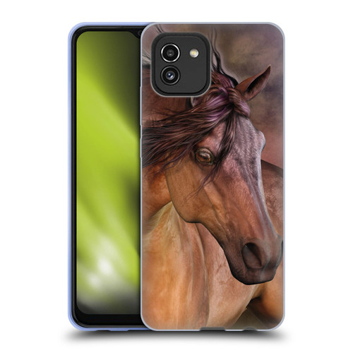 Laurie Prindle Western Stallion Belleze Fiero Soft Gel Case for Samsung Galaxy A03 (2021)