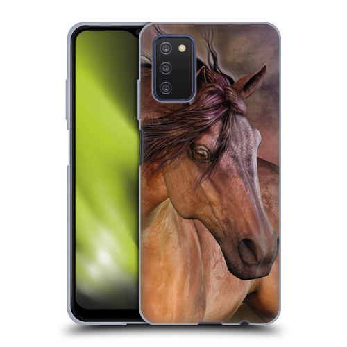 Laurie Prindle Western Stallion Belleze Fiero Soft Gel Case for Samsung Galaxy A03s (2021)