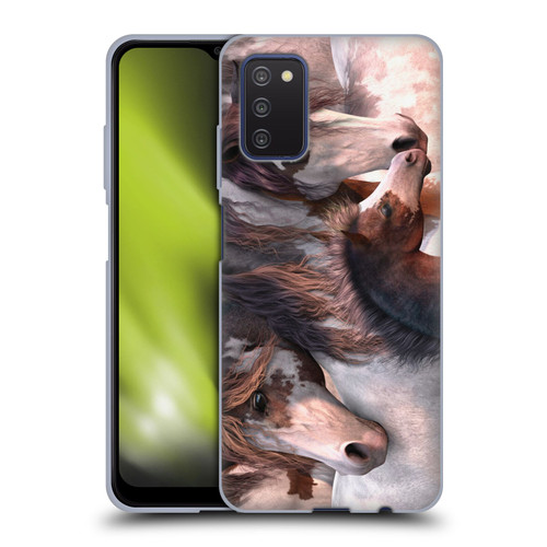 Laurie Prindle Western Stallion Generations Soft Gel Case for Samsung Galaxy A03s (2021)