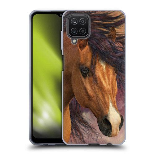 Laurie Prindle Western Stallion Flash Soft Gel Case for Samsung Galaxy A12 (2020)