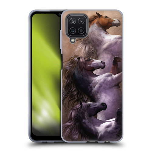 Laurie Prindle Western Stallion Run To Freedom Soft Gel Case for Samsung Galaxy A12 (2020)