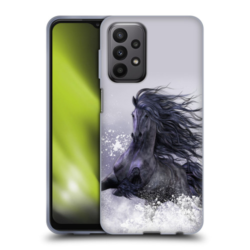 Laurie Prindle Western Stallion Winter Thunder Soft Gel Case for Samsung Galaxy A23 / 5G (2022)