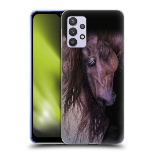 Laurie Prindle Western Stallion Equus Soft Gel Case for Samsung Galaxy A32 5G / M32 5G (2021)