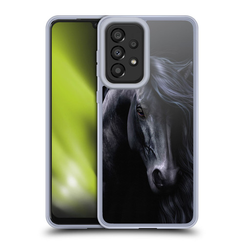 Laurie Prindle Western Stallion The Black Soft Gel Case for Samsung Galaxy A33 5G (2022)