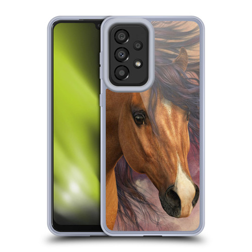 Laurie Prindle Western Stallion Flash Soft Gel Case for Samsung Galaxy A33 5G (2022)
