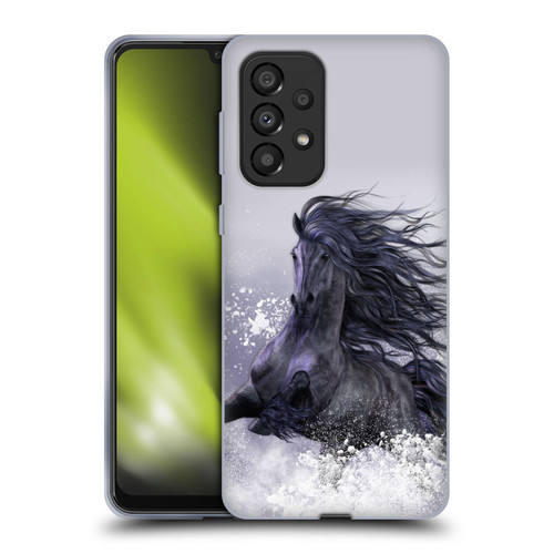 Laurie Prindle Western Stallion Winter Thunder Soft Gel Case for Samsung Galaxy A33 5G (2022)