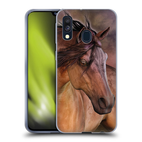 Laurie Prindle Western Stallion Belleze Fiero Soft Gel Case for Samsung Galaxy A40 (2019)