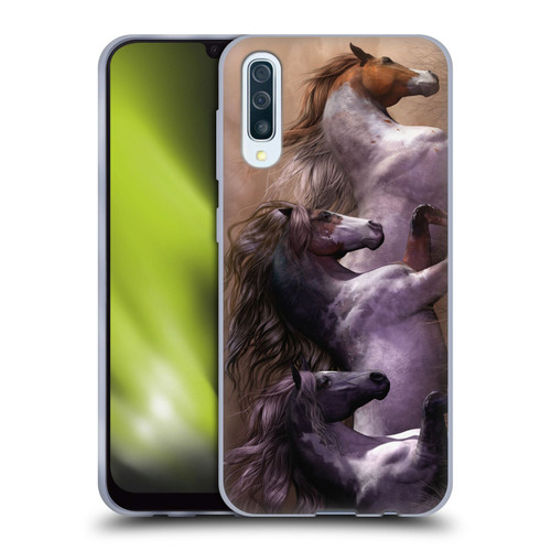 Laurie Prindle Western Stallion Run To Freedom Soft Gel Case for Samsung Galaxy A50/A30s (2019)