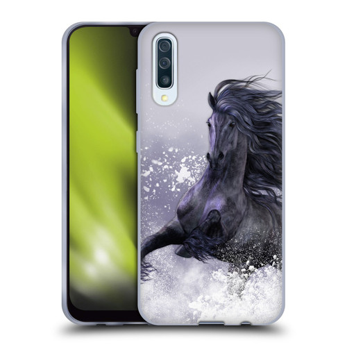 Laurie Prindle Western Stallion Winter Thunder Soft Gel Case for Samsung Galaxy A50/A30s (2019)