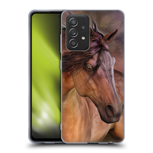 Laurie Prindle Western Stallion Belleze Fiero Soft Gel Case for Samsung Galaxy A52 / A52s / 5G (2021)