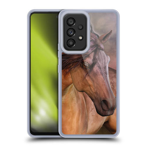 Laurie Prindle Western Stallion Belleze Fiero Soft Gel Case for Samsung Galaxy A53 5G (2022)
