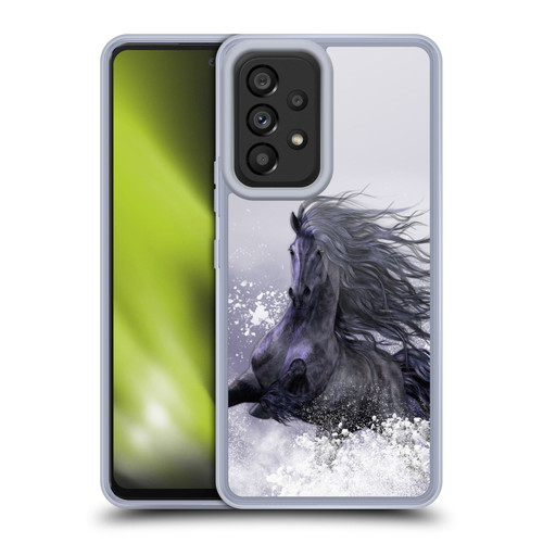 Laurie Prindle Western Stallion Winter Thunder Soft Gel Case for Samsung Galaxy A53 5G (2022)