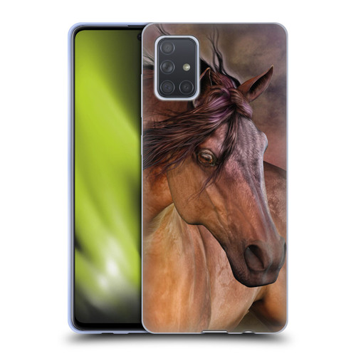 Laurie Prindle Western Stallion Belleze Fiero Soft Gel Case for Samsung Galaxy A71 (2019)