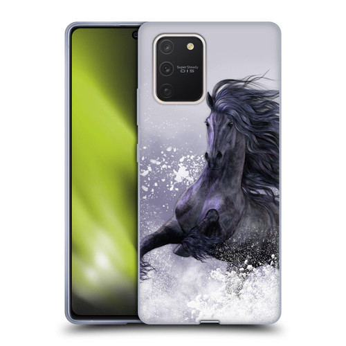 Laurie Prindle Western Stallion Winter Thunder Soft Gel Case for Samsung Galaxy S10 Lite