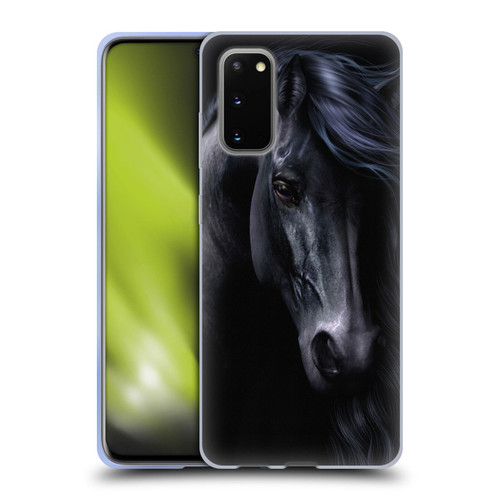 Laurie Prindle Western Stallion The Black Soft Gel Case for Samsung Galaxy S20 / S20 5G