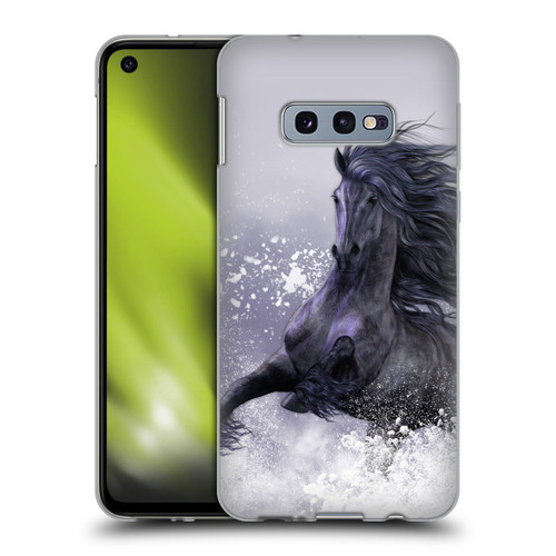 Laurie Prindle Western Stallion Winter Thunder Soft Gel Case for Samsung Galaxy S10e