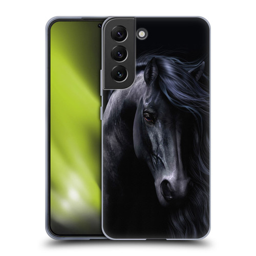 Laurie Prindle Western Stallion The Black Soft Gel Case for Samsung Galaxy S22+ 5G