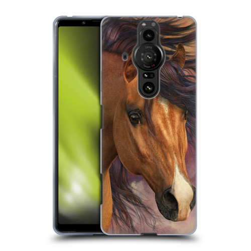 Laurie Prindle Western Stallion Flash Soft Gel Case for Sony Xperia Pro-I